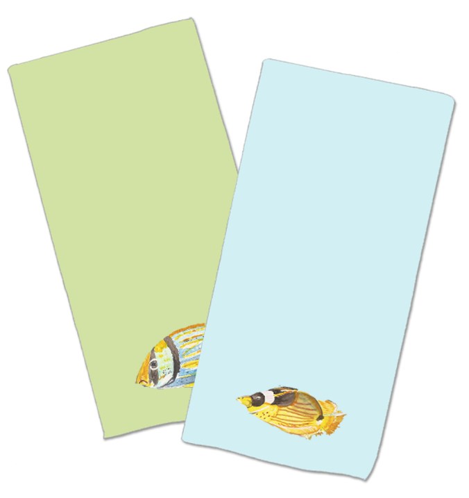fish towels