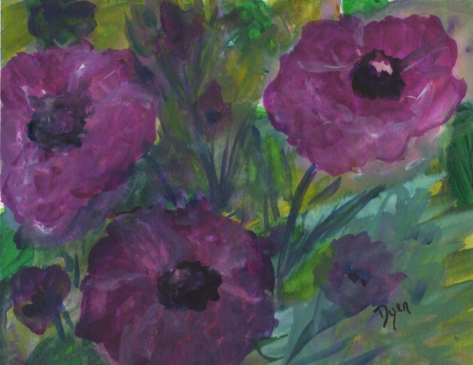 purple poppies