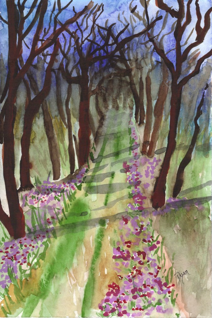 Mason Farm purple nettles