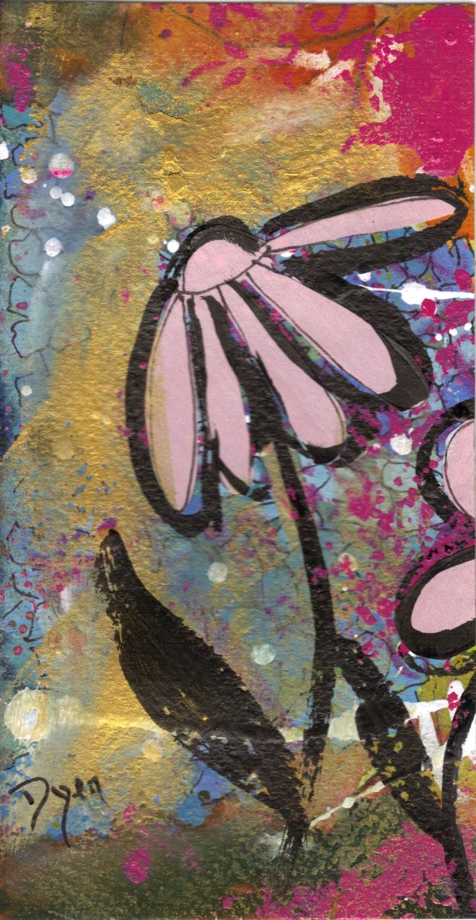 birthday envelope flower