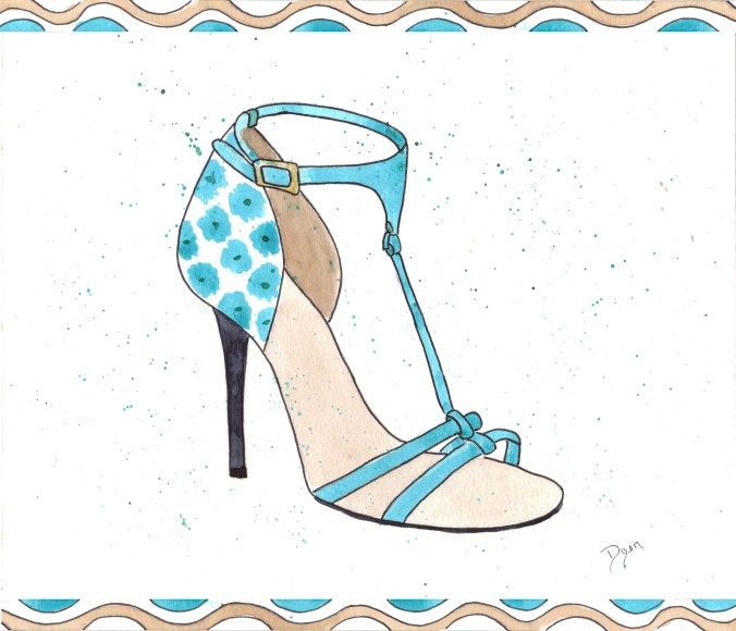 turquoise dream sandals top border
