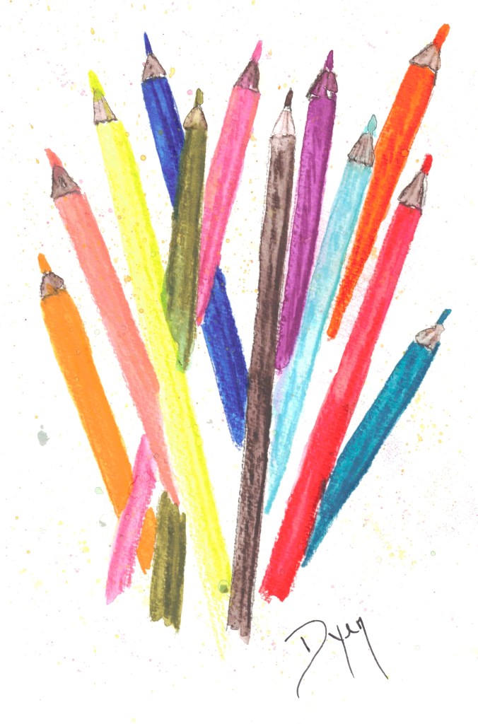 Colored pencils
