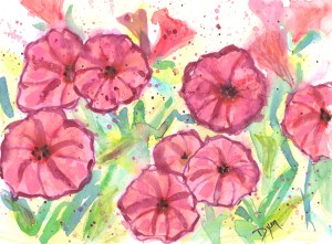 Pink Petunias