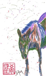 Index card horse boundaries