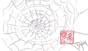 Index card Spider's Web